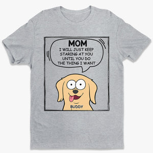 Nous continuerons à vous regarder - T-shirt unisexe personnalisé pour chien, sweat à capuche, sweat-shirt - Fête des mères, fête des pères, cadeau pour les propriétaires d'animaux, amoureux des animaux