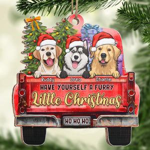 Offrez-vous un Noël tout en fourrure ! Décoration personnalisée pour chien et chat ! Bois et acrylique, forme personnalisée ! Cadeau de Noël pour les propriétaires et les amoureux des animaux.