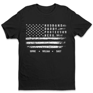 T-shirt, sweat à capuche et sweat-shirt unisexe personnalisé pour la famille, cadeau d'anniversaire pour papa et grand-père.