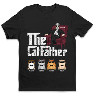 Le Père Chat Papa Chat en Costume Chats Cool - Cadeau pour Papa Chat - T-shirt unisexe personnalisé, sweat à capuche