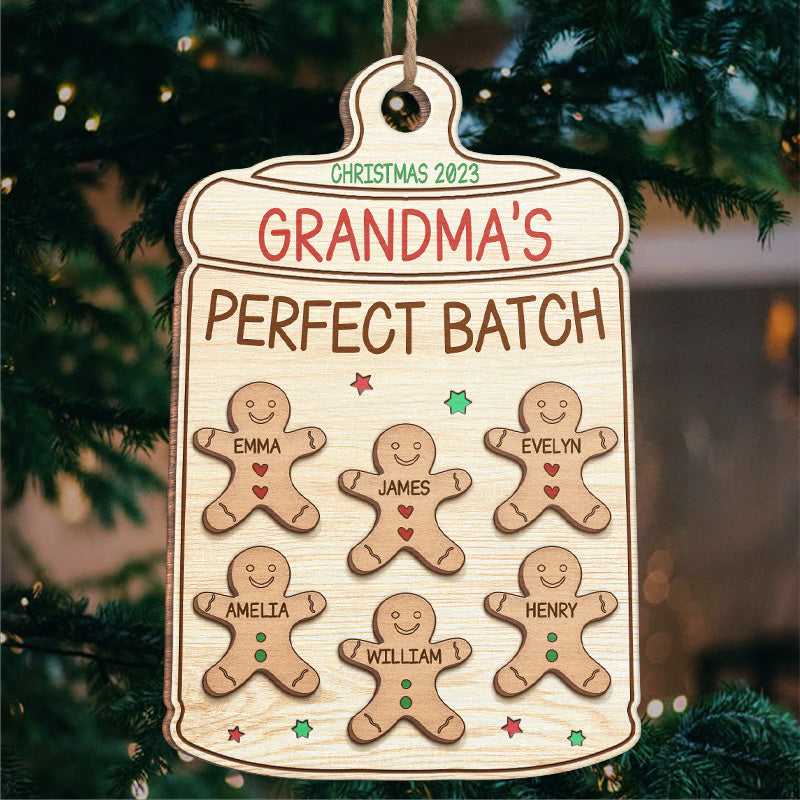 Nous sommes votre lot parfait - Ornement personnalisé familial - Forme personnalisée en bois - Cadeau de Noël pour les membres de la famille