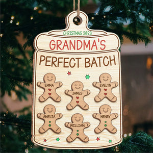 Nous sommes votre lot parfait - Ornement personnalisé familial - Forme personnalisée en bois - Cadeau de Noël pour les membres de la famille