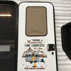C'est nous, notre histoire, notre vie - Autocollant de camping personnalisé pour camping-car - Cadeau pour les amateurs de camping