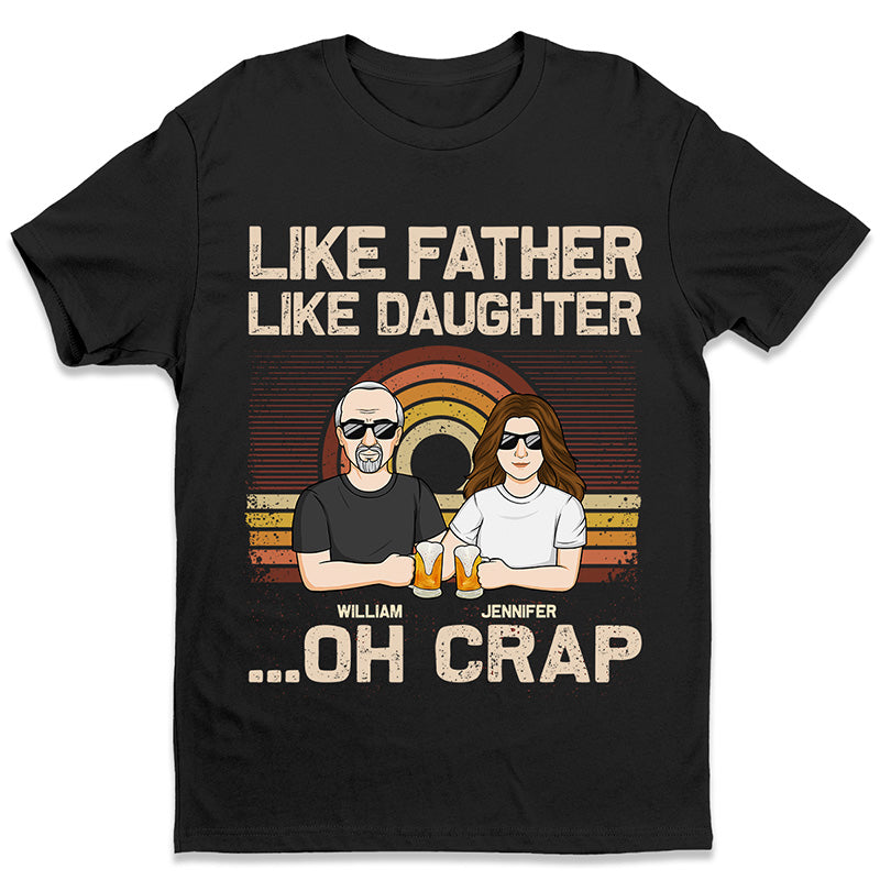 Mon papa génial - T-shirt, sweat à capuche et sweat-shirt unisexe personnalisé pour la famille - Cadeau d'anniversaire pour papa