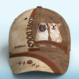 Photo personnalisée : La vie est meilleure avec un bébé en fourrure ! Chapeau personnalisé pour chien et chat, casquette classique à imprimé intégral ! Cadeau pour les propriétaires et les amoureux des animaux.