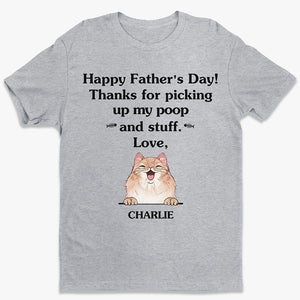 Happy Father's Day To The Best Dad Ever - Cat Personalized Custom Unisex T-shirt, Hoodie, Sweatshirt - Father's Day, Gift For Pet Owners, Pet Lovers