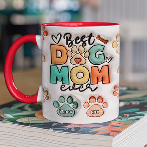 Tu es mon visage préféré à lécher - Tasse personnalisée avec effet gonflable 3D pour chien et chat - Cadeau pour les propriétaires d'animaux et les amoureux des animaux