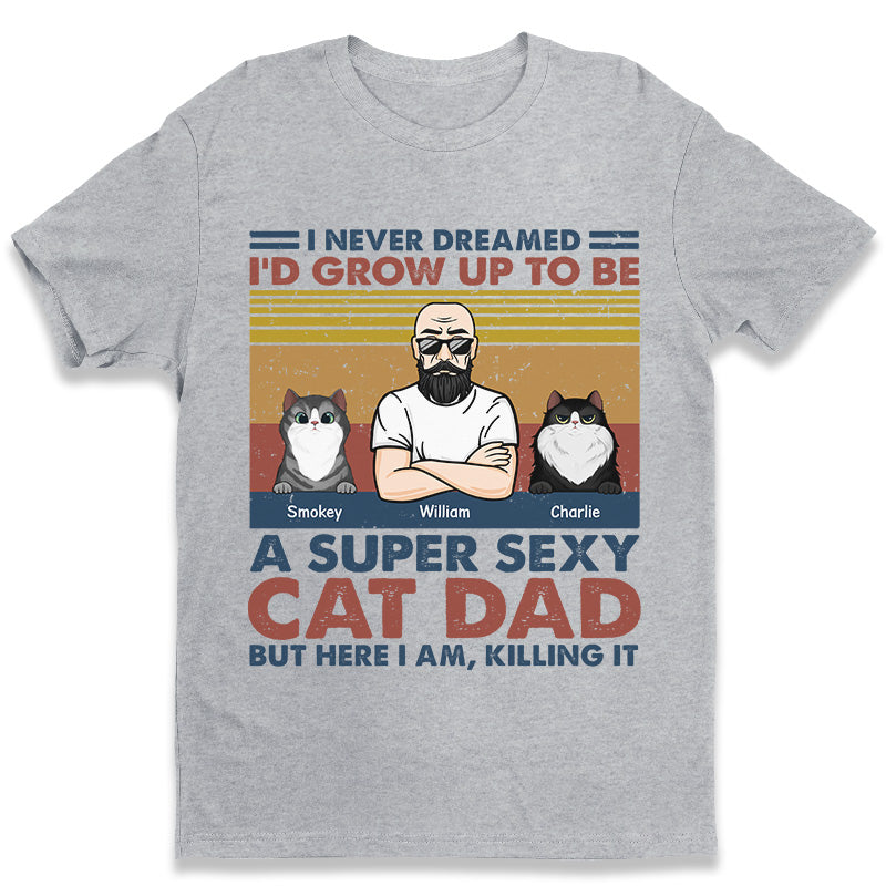 Custom Unisex T-shirt, Hoodie - Personalized Birthday Gifts For Cat Lovers, Cat Mom And Dad - The Ultimate Cat Dad