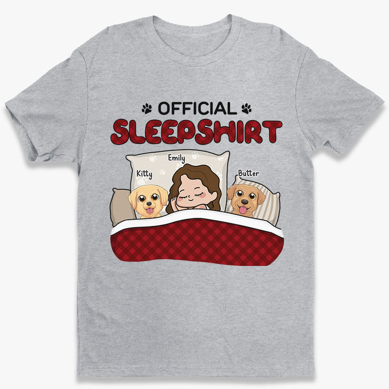 Le t-shirt de nuit officiel parfait - T-shirt unisexe personnalisé pour chien, sweat à capuche, sweat-shirt - Cadeau pour les propriétaires et les amoureux des animaux