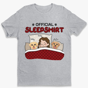 Le t-shirt de nuit officiel parfait - T-shirt unisexe personnalisé pour chien, sweat à capuche, sweat-shirt - Cadeau pour les propriétaires et les amoureux des animaux