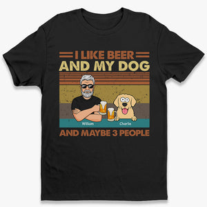 J'aime le café et mes chiens - T-shirt unisexe personnalisé, sweat à capuche, cadeau pour les propriétaires d'animaux et les amoureux des animaux