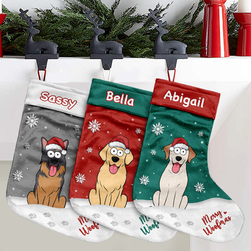 Joyeux Noël à vous ! Chaussette de Noël personnalisée pour chien ! Cadeau de Noël pour les propriétaires et les amoureux des animaux.