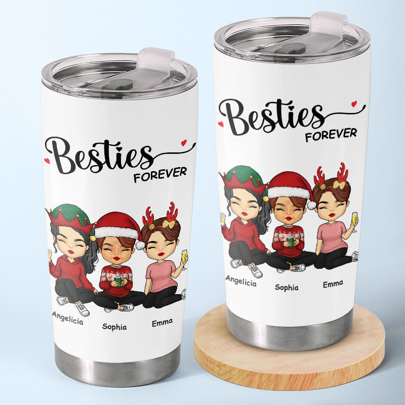 Soul Sisters - Gobelet personnalisé Bestie - Cadeau de Noël pour meilleures amies, meilleures amies, sœurs