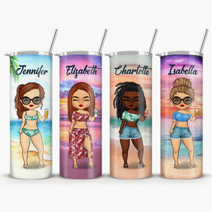 Seas The Day - Gobelet fin personnalisé pour meilleure amie - Cadeau pour meilleures amies, meilleures amies, sœurs