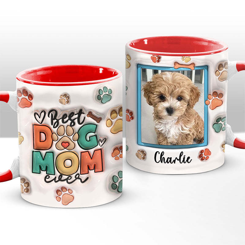 Mug photo personnalisé « La vie est meilleure avec des amis à fourrure » - Tasse personnalisée avec effet gonflable 3D pour chien et chat - Cadeau pour propriétaires et amoureux des animaux