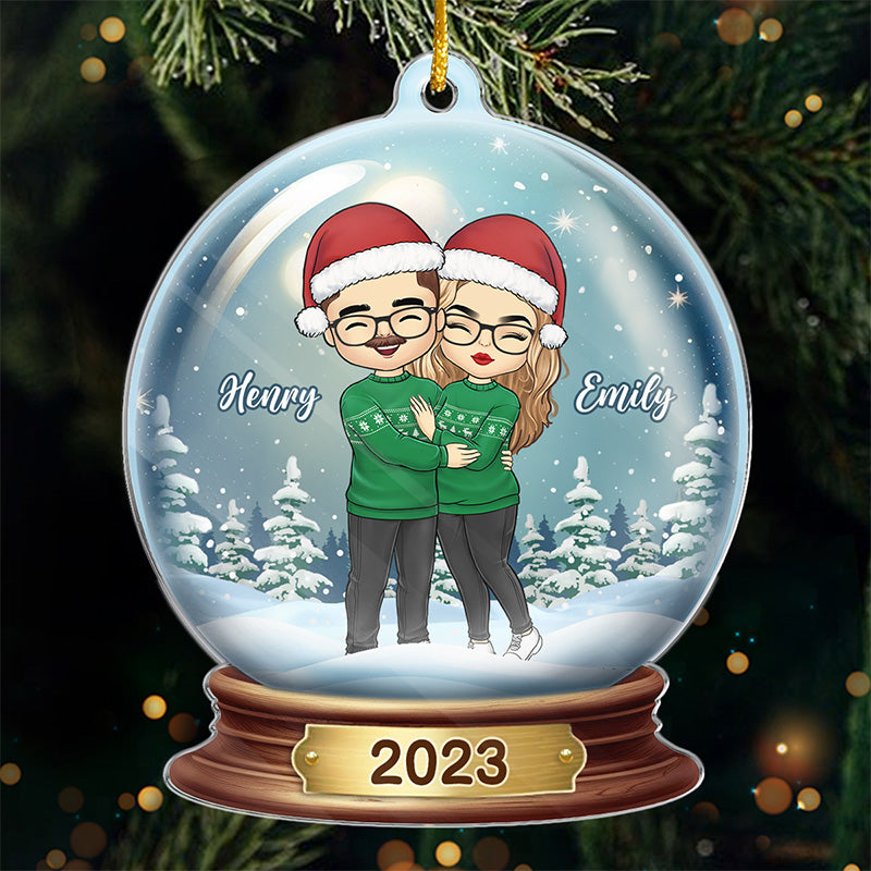 You Stole My Heart - Couple Personalized Custom Ornament - Acrylic Custom Shaped - Christmas Gift For Husband Wife, Anniversary