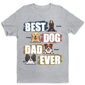 Meilleur papa chien de tous les temps - T-shirt et sweat à capuche unisexe personnalisé - Cadeau pour papa