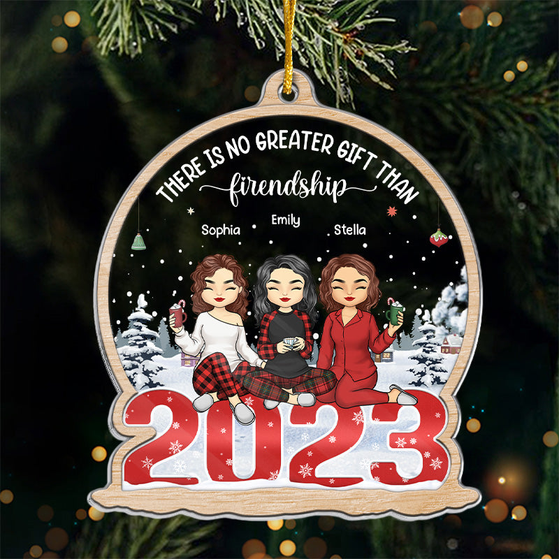 Le plus beau cadeau que nos parents nous ont offert - Décoration personnalisée pour la famille - Forme personnalisée en acrylique - Cadeau de Noël pour les membres de la famille