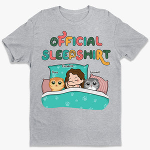 Sleepy Cat Time - T-shirt, sweat à capuche et sweat-shirt unisexe personnalisé pour chat - Cadeau pour propriétaires et amoureux des animaux