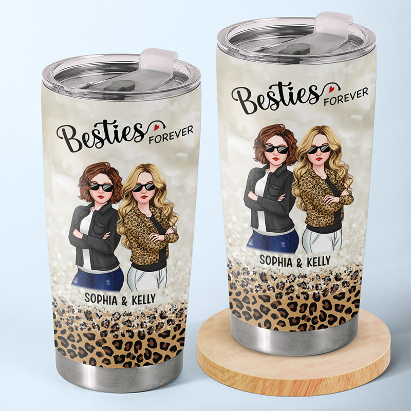 Toujours mon meilleur ami - Gobelet personnalisé Bestie - Cadeau de Noël pour meilleures amies, meilleures amies, sœurs