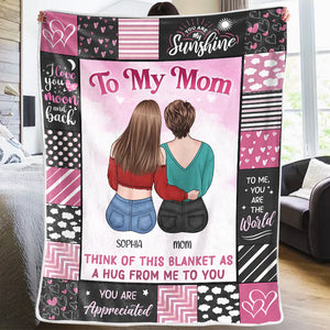 Le trésor d'une mère est sa fille - Couverture familiale personnalisée - Cadeau de Noël de maman