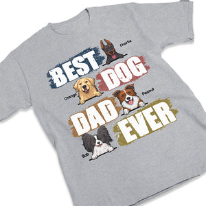 Meilleur papa chien de tous les temps - T-shirt et sweat à capuche unisexe personnalisé - Cadeau pour papa