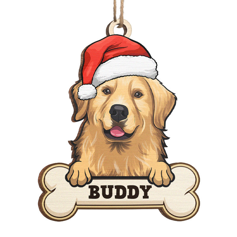 Une maison n'est pas un foyer sans un chien - Décoration personnalisée pour chien - Bois en forme personnalisée - Cadeau de Noël pour les propriétaires d'animaux et les amoureux des animaux