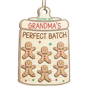 Nous sommes votre lot parfait - Ornement personnalisé familial - Forme personnalisée en bois - Cadeau de Noël pour les membres de la famille