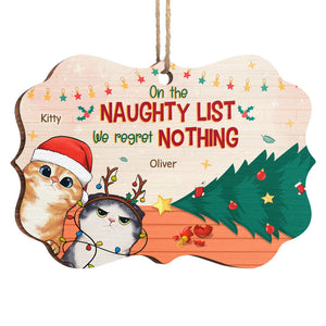 Joyeux Pawlidays - Décoration personnalisée pour chien et chat - Bois en forme de Benelux - Cadeau de Noël pour propriétaires et amoureux des animaux