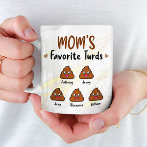 Les crottes préférées de maman - Cadeau pour maman, grand-mère - Mug personnalisé