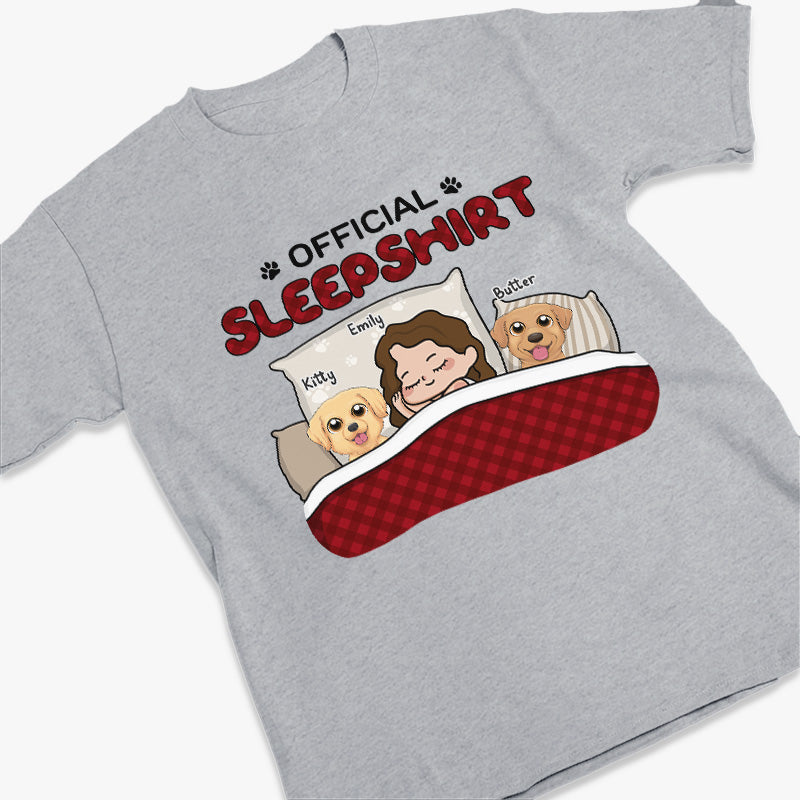Le t-shirt de nuit officiel parfait - T-shirt unisexe personnalisé pour chien, sweat à capuche, sweat-shirt - Cadeau pour les propriétaires et les amoureux des animaux