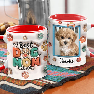 Mug photo personnalisé « La vie est meilleure avec des amis à fourrure » - Tasse personnalisée avec effet gonflable 3D pour chien et chat - Cadeau pour propriétaires et amoureux des animaux