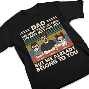 C'est génial, grand-père appartient à - T-shirt unisexe personnalisé, sweat à capuche, sweat-shirt - Cadeau pour papa, grand-père