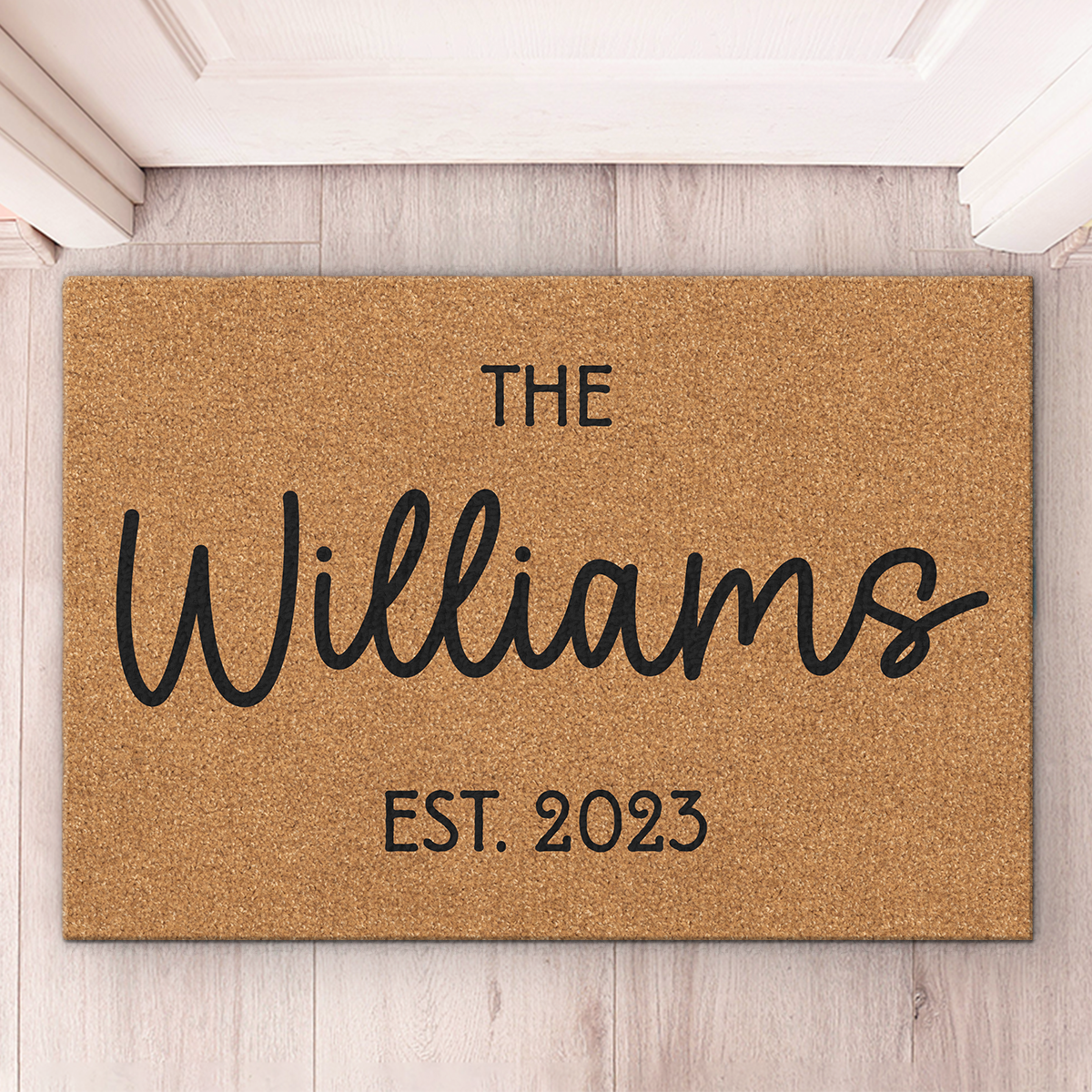 This Is Us - Family Personalized Custom Decorative Mat - Gift For Family Members