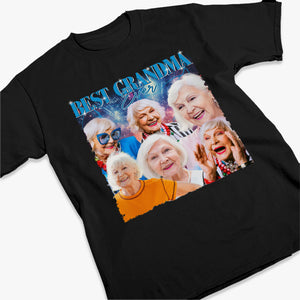 T-shirt, sweat à capuche et sweat-shirt unisexe personnalisé avec photo « Meilleure grand-mère de tous les temps » - Cadeau pour grand-mère