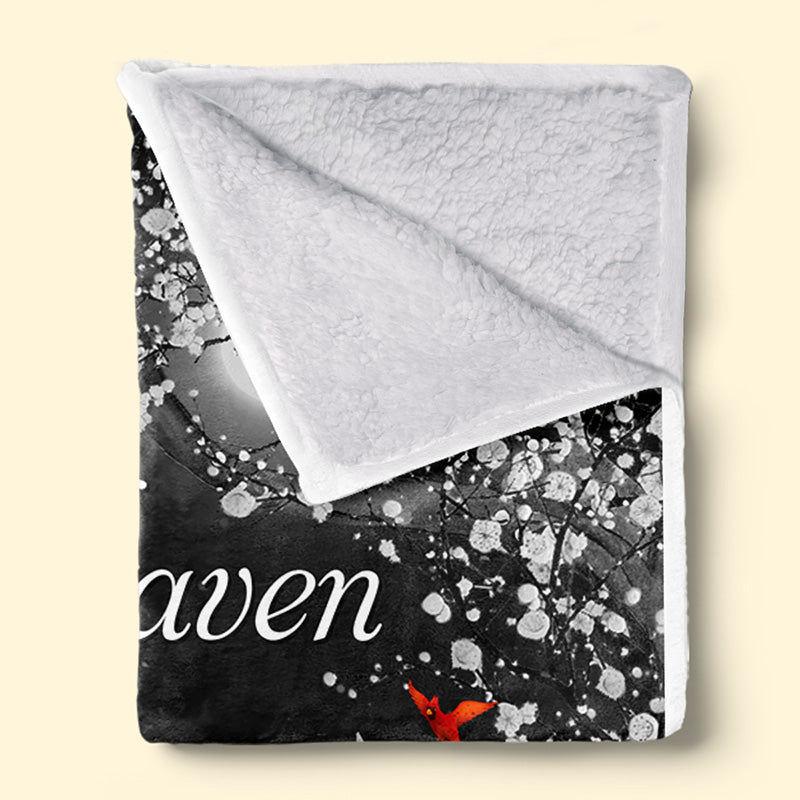Couverture personnalisée avec photo « Je t'envoie un câlin » - Cadeau de Noël, cadeau de condoléances pour les membres de la famille