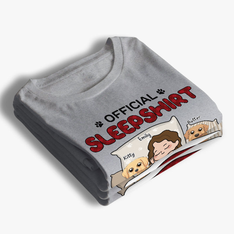 Le t-shirt de nuit officiel parfait - T-shirt unisexe personnalisé pour chien, sweat à capuche, sweat-shirt - Cadeau pour les propriétaires et les amoureux des animaux