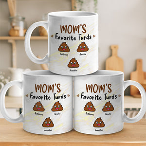 Les crottes préférées de maman - Cadeau pour maman, grand-mère - Mug personnalisé