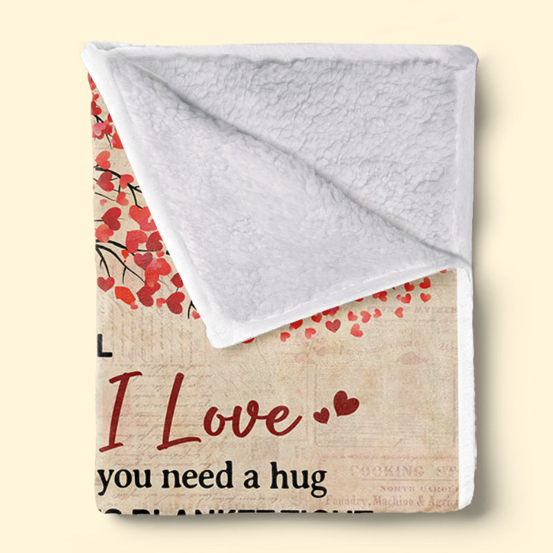Enveloppez-vous dans cette couverture pour vous garder au chaud - Couverture personnalisée pour couple - Cadeau pour mari et femme, anniversaire