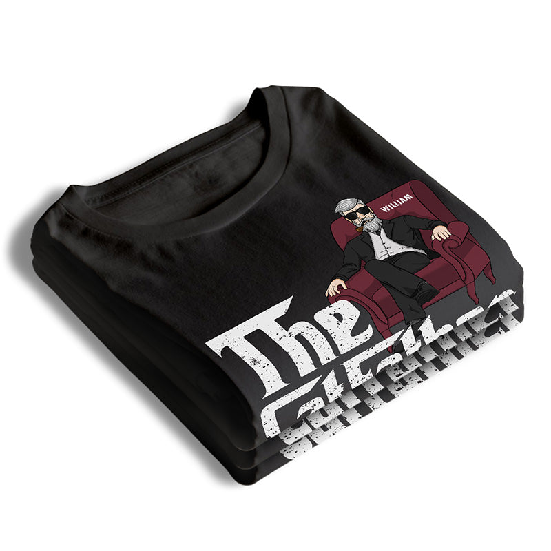 Le Père Chat Papa Chat en Costume Chats Cool - Cadeau pour Papa Chat - T-shirt unisexe personnalisé, sweat à capuche