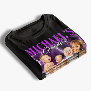 T-shirt, sweat à capuche et sweat-shirt unisexe personnalisé avec photo « L'amour maternel est la paix » - Cadeau pour la fête des mères et un anniversaire pour maman et grand-mère