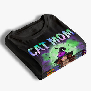 Cat Mum - Cat Personalized Custom Witch Unisex T-shirt, Hoodie, Sweatshirt - Halloween Gift For Witches, Yourself, Pet Owners, Pet Lovers