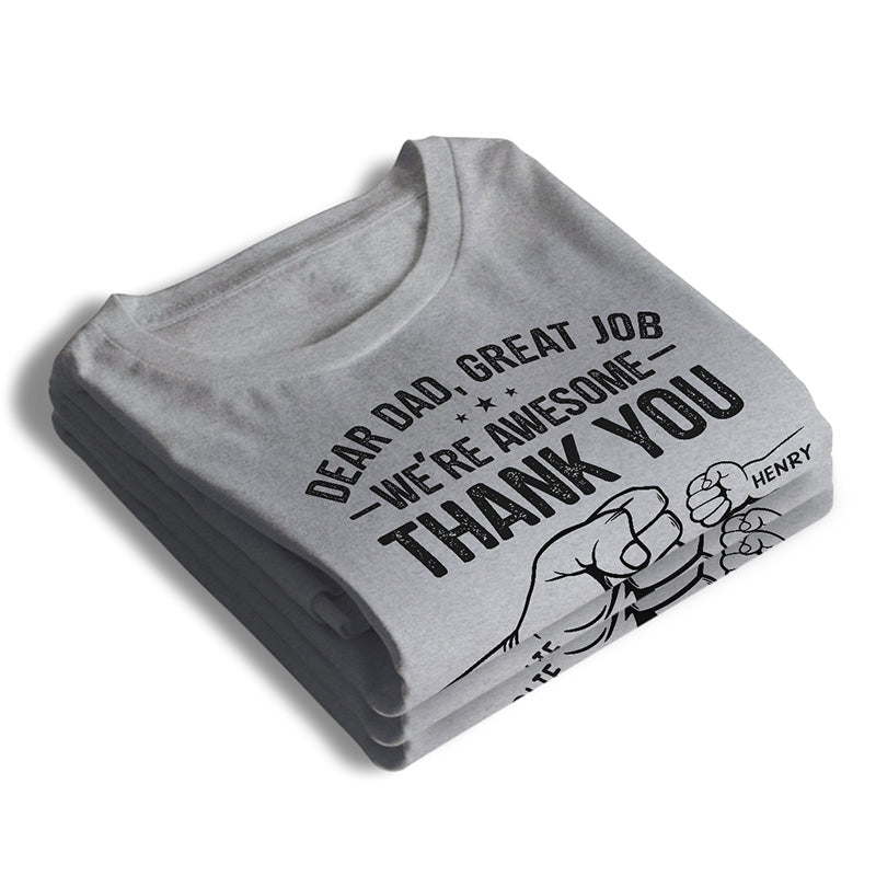 Papa, merci d'avoir rendu ma vie plus incroyable - T-shirt, sweat à capuche, sweat-shirt unisexe personnalisé pour la famille - Cadeau de fête des pères et d'anniversaire pour papa