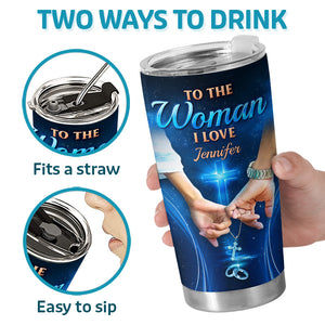 Get To The End Of Our Lives Together - Couple Personalized Custom Tumbler - Gift For Husband Wife, Anniversary