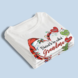 Heureux d'être appelé grand-mère - T-shirt, sweat à capuche, sweat-shirt unisexe personnalisé pour la famille - Cadeau de Noël pour grand-mère