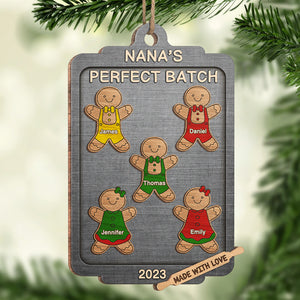My Perfect Cookie Crew - Family Personalized Custom Ornament - Wood Custom Shaped - Christmas Gift For Family Members