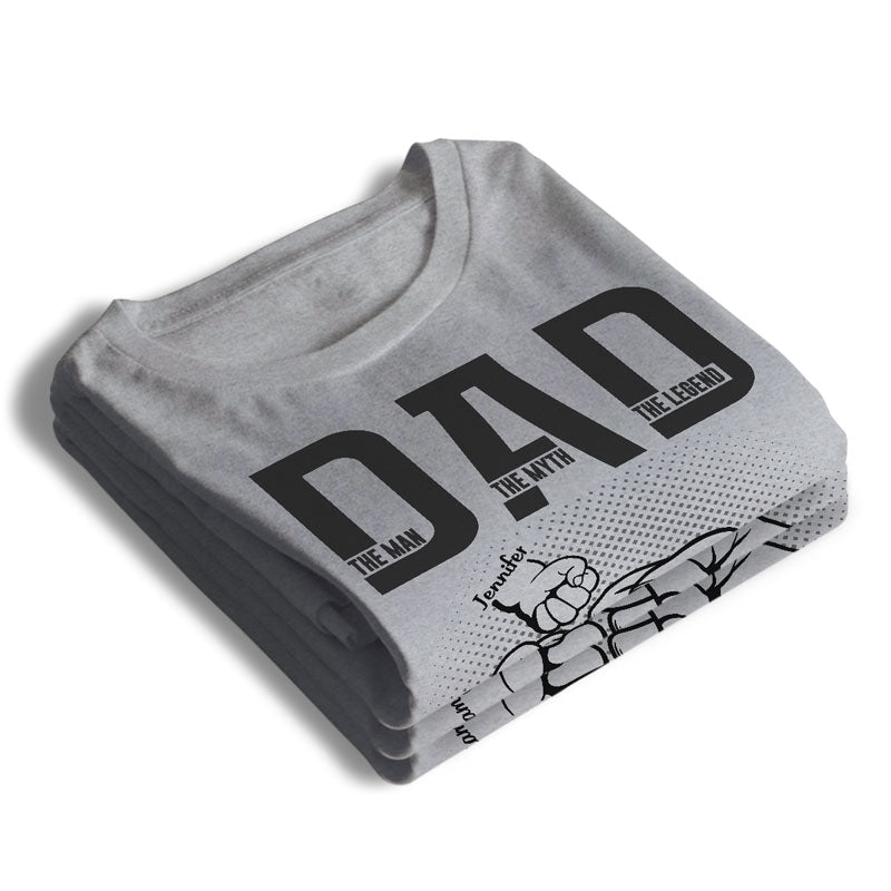 Mon père est génial ! T-shirt, sweat à capuche et sweat-shirt unisexe personnalisé pour la famille ! Cadeau d'anniversaire et de fête des pères pour papa
