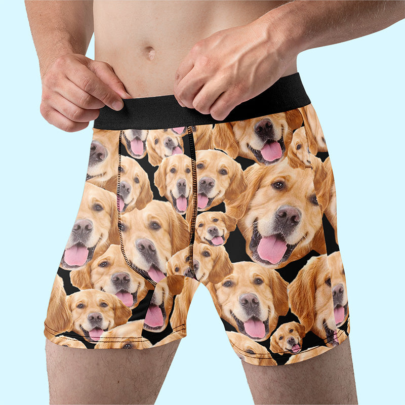 Boxer personnalisé avec photo « Tu es à moi » pour chien et chat, boxer pour homme, cadeau pour propriétaires et amoureux des animaux.