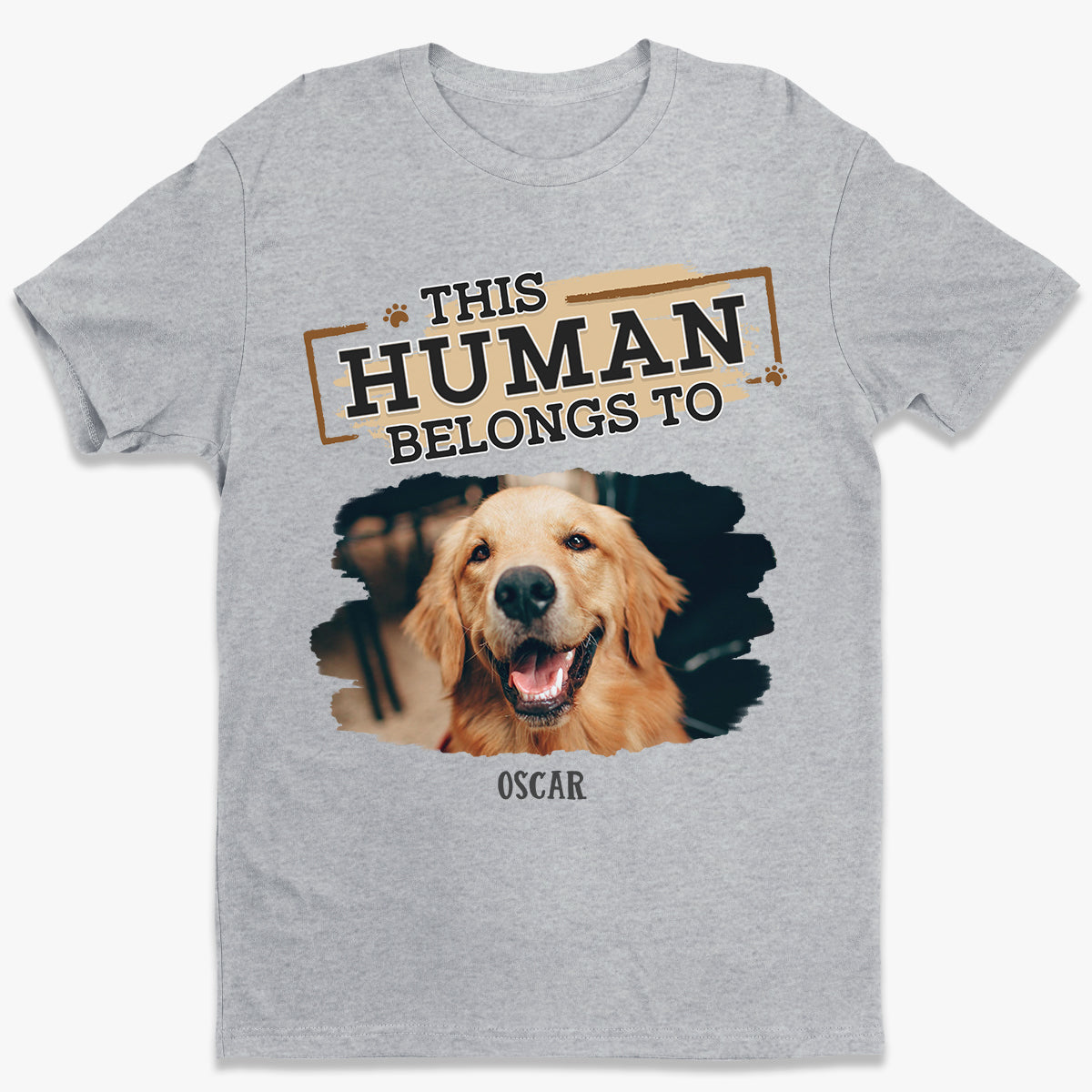 Tu m'appartiens - T-shirt unisexe personnalisé pour chien, sweat à capuche, sweat-shirt - Fête des pères, cadeau pour les propriétaires d'animaux et les amoureux des animaux