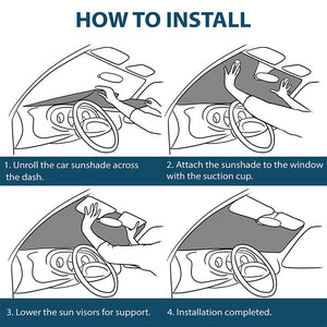 Life Is Better With Fur Babies - Dog & Cat Personalized Custom Auto Windshield Sunshade, Car Window Protector - Gift For Pet Owners, Pet Lovers